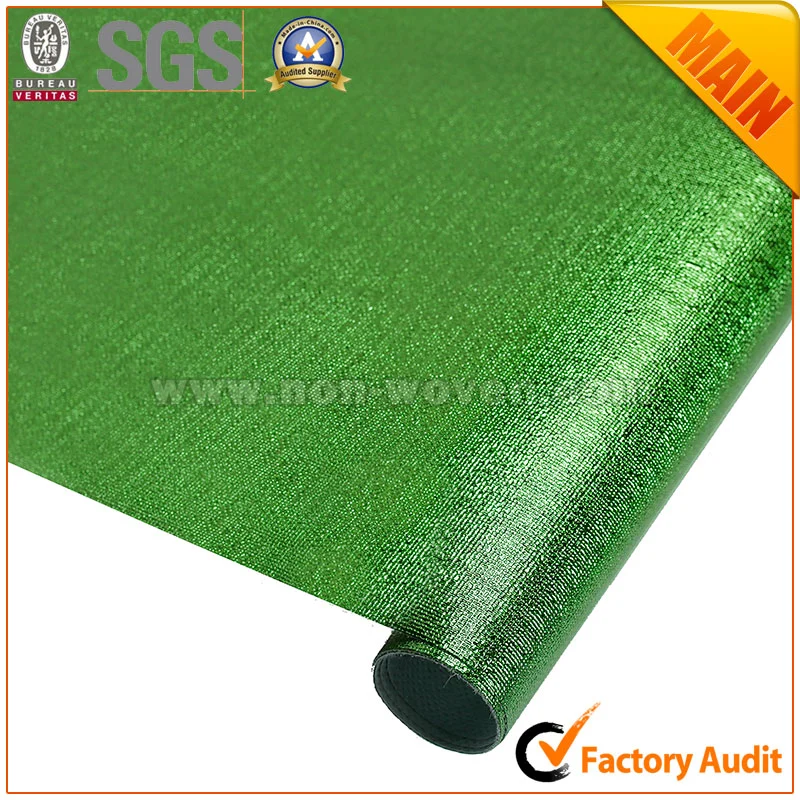 N° 30 Green Spunbond Nonwoven Fabric Laminação