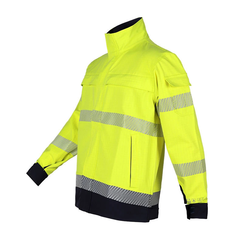 Custom Reversible Electrician Blank Mens Waterproof Safety Jackets for Reflective Work Jackets Logo Men Streetwear