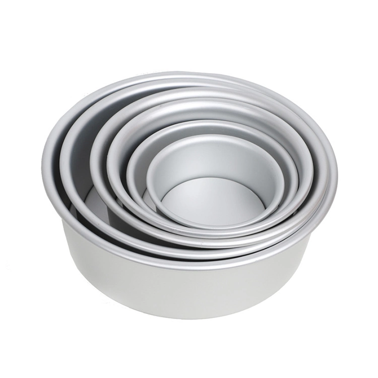 4/5/6/7/8/9/10/11/12/14 Inches Aluminum Round Chiffon Cheese Sponge Cake Baking Pan with Removable Bottom