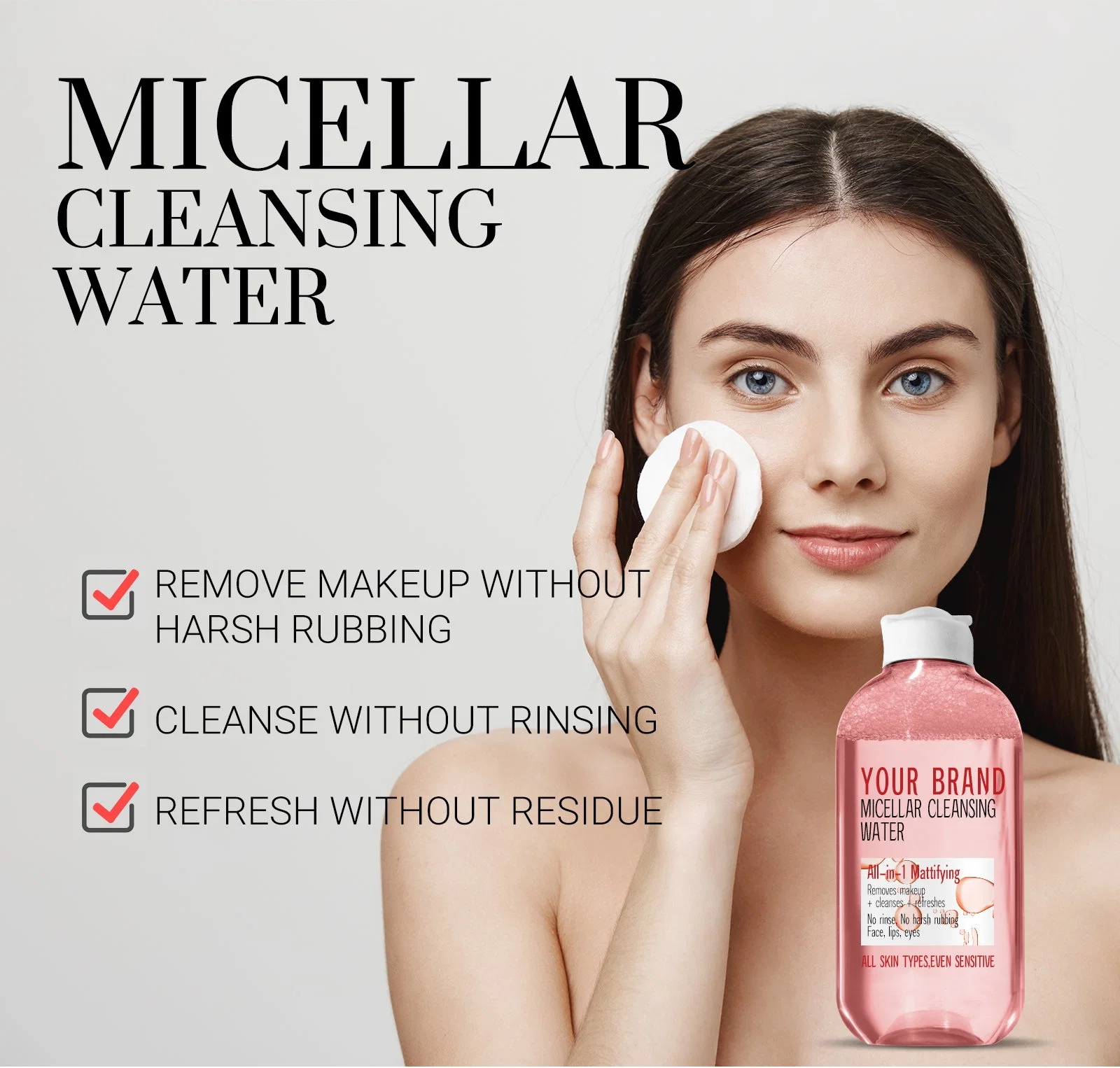 Micellar Reinigendes Wasser Reinigt Make-Up Entferner