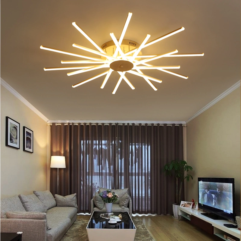 Nordic Dimming LED Chandelier Design Decoration for Living Dining Room Bedroom Home Lighting Dimming Chandelier