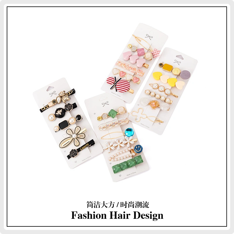 Fashion Jewelry Vintage Sweet a Clip Set Hair Clip