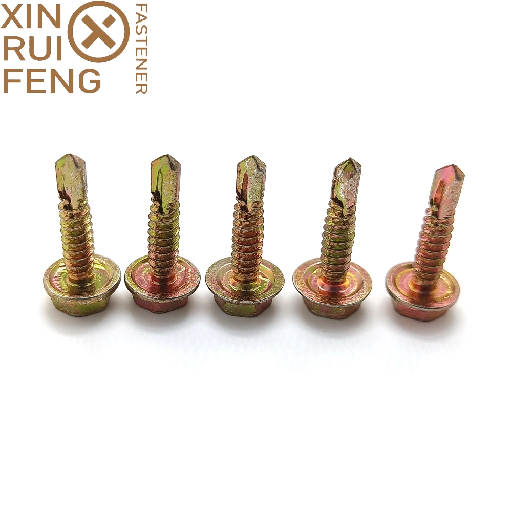 Fast Delivery Time #8 Hexagonal Head Concrete Nail Carbon Steel Self Drilling Screw