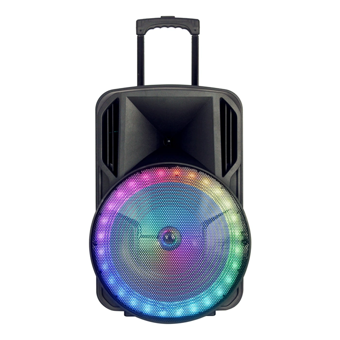 Nuevo sistema de música de Jomo dj equipo HiFi PA bombilla LED Carrito inalámbrico de audio de 12 pulgadas con altavoz