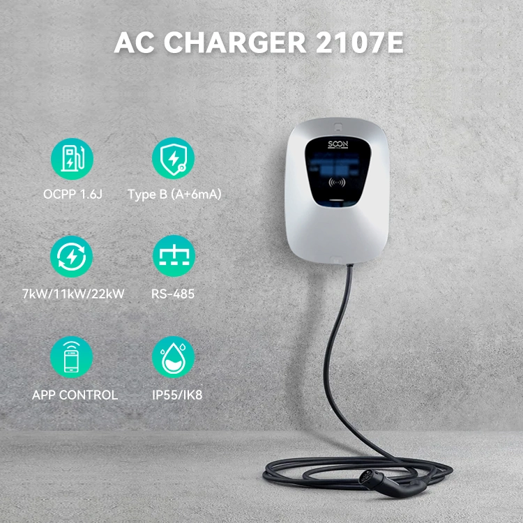 Carregador para automóvel elétrico para automóveis fabricado na China de 230 V e 7 kw carregador para veículos elétricos para casa