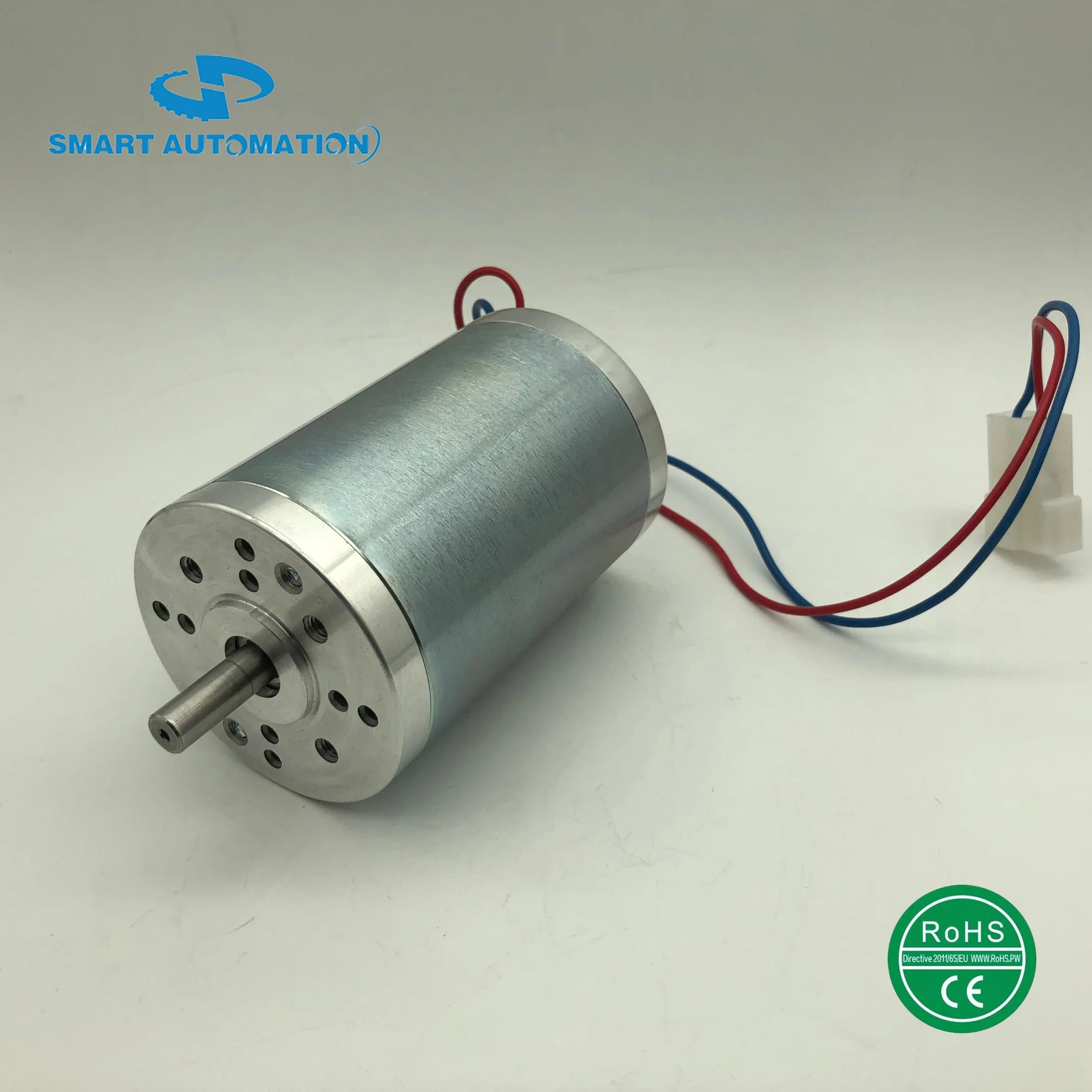 63mm 12V 24V 36V 40V 48V to 230V High Torque Permanent Magnet Brush DC Motor 12 24 36 48 Volt 50W 100W 150W 200W Electric Pm Brushed Dunker Pittman Gear Motor