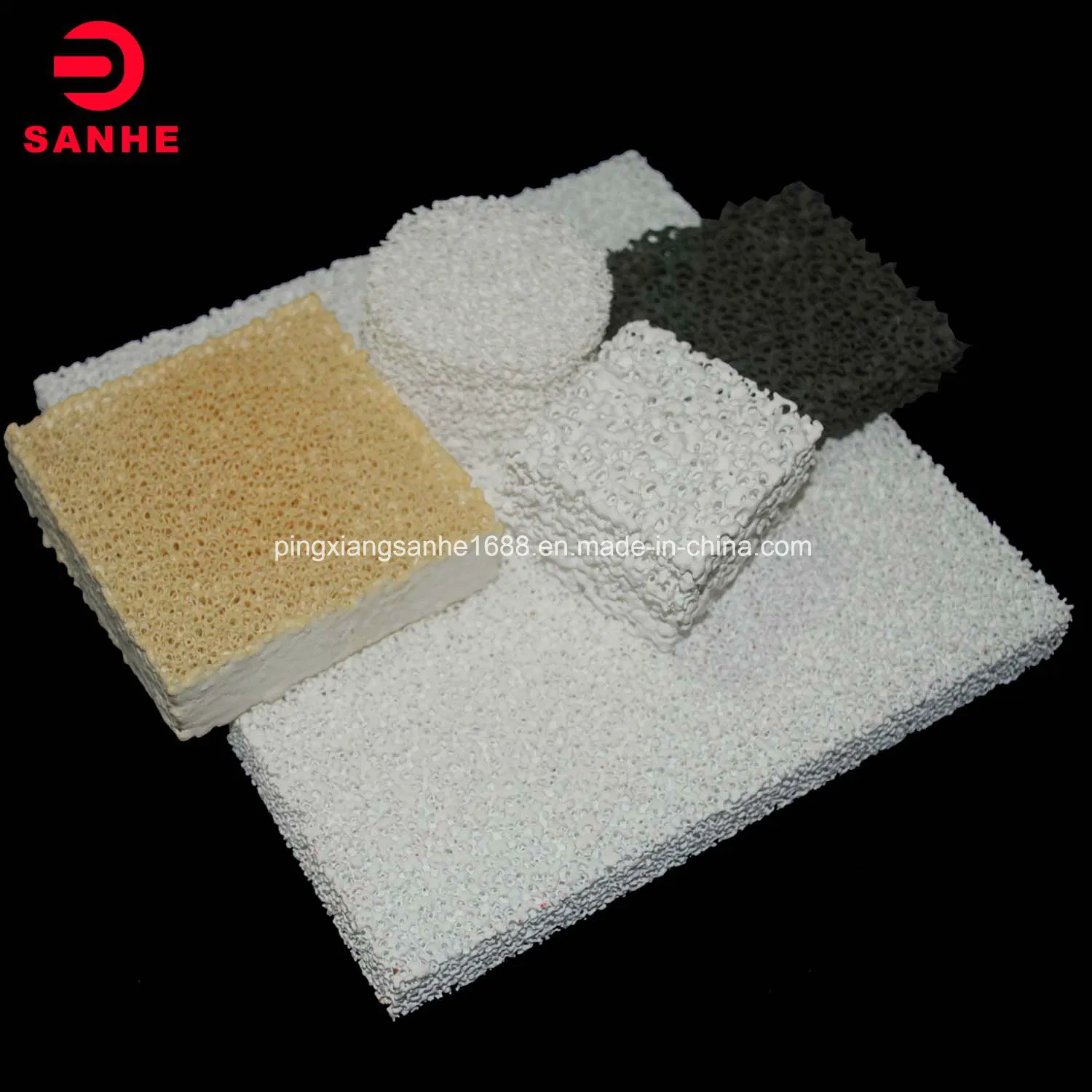 Porosity Foam Filter with High Thermal Shock and High Porosity