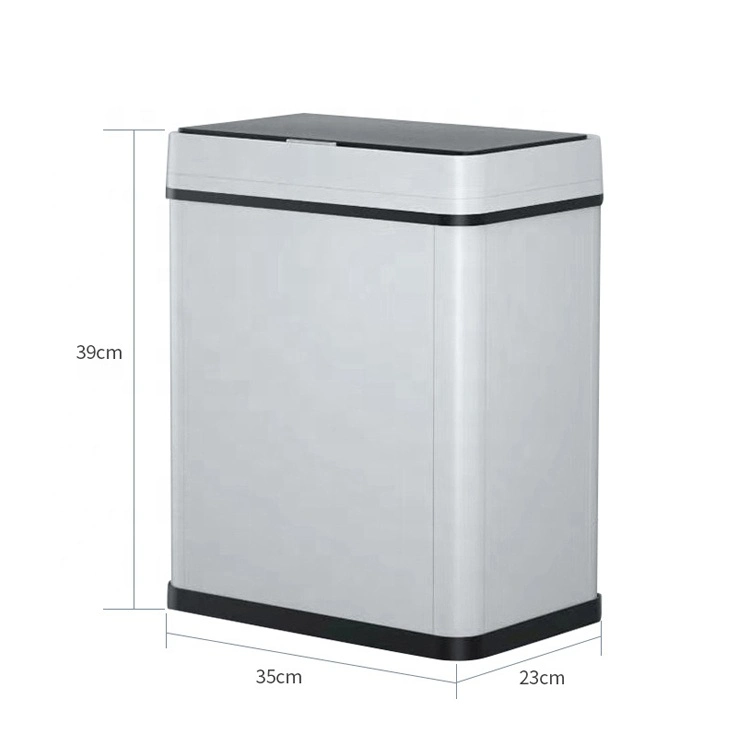 Automatic Trash Bins Square Bin Recycle Garbage Cans 20L 30L Infared Sensor Bin Assembly DIY Can