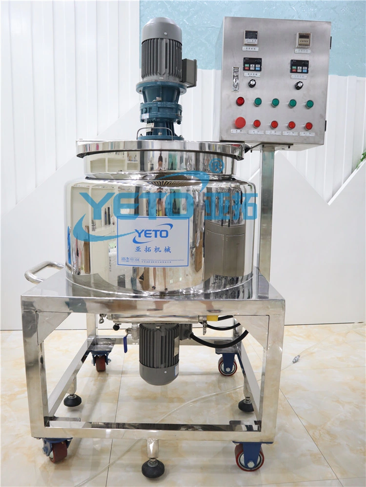 Yeto Cosmetic Making Equipment 50L Homogenizer Mixer Tank