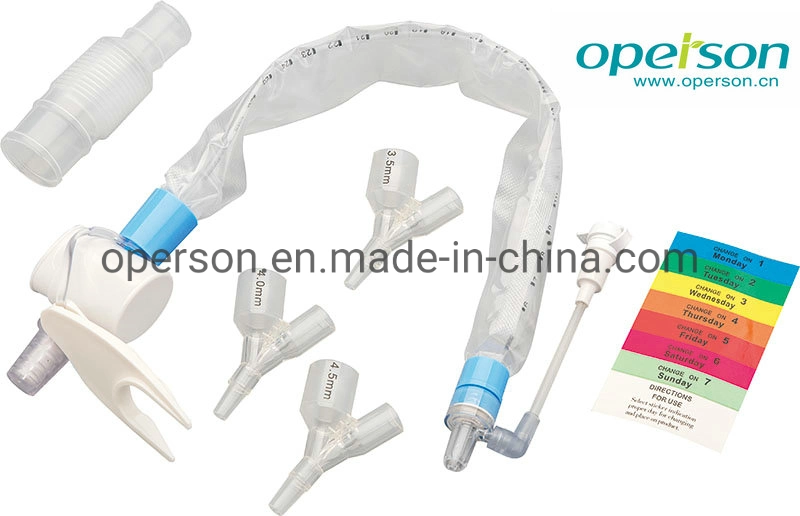 Sterile Medical Disposable 72h/24h Closed Suction Catheter for Tracheostomy