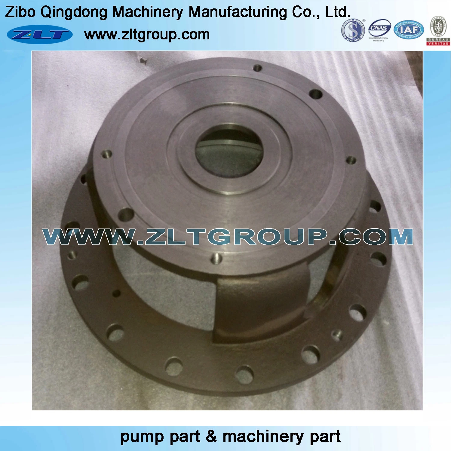 ANSI Chemical Process Zlt196 Pump Bearing Frame by Sand Casting in Ductile Iron