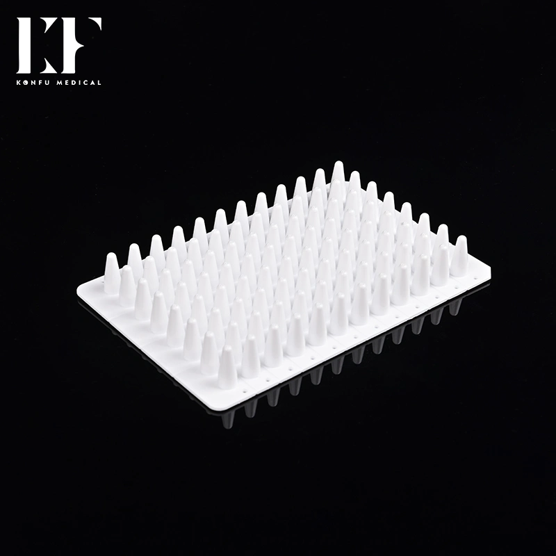 Sample Customization Lab Supply Superior Well-to-Well Uniformity Dnase/Rnase/Human DNA-Free100UL 96-Well PCR Plate Non-Skirteded White for Lab Use