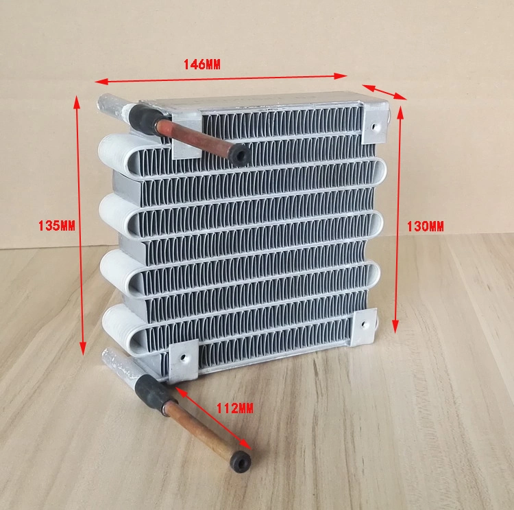 Air Cooled Mini Refrigeration Microchannel Fin Air Cooler Heat Exchanger Condenser
