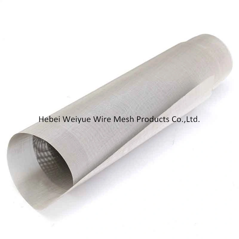 Ultra Fine 100 Mesh Stainless Steel Wire Cloth Mesh Used for Screen Printing and Filtering