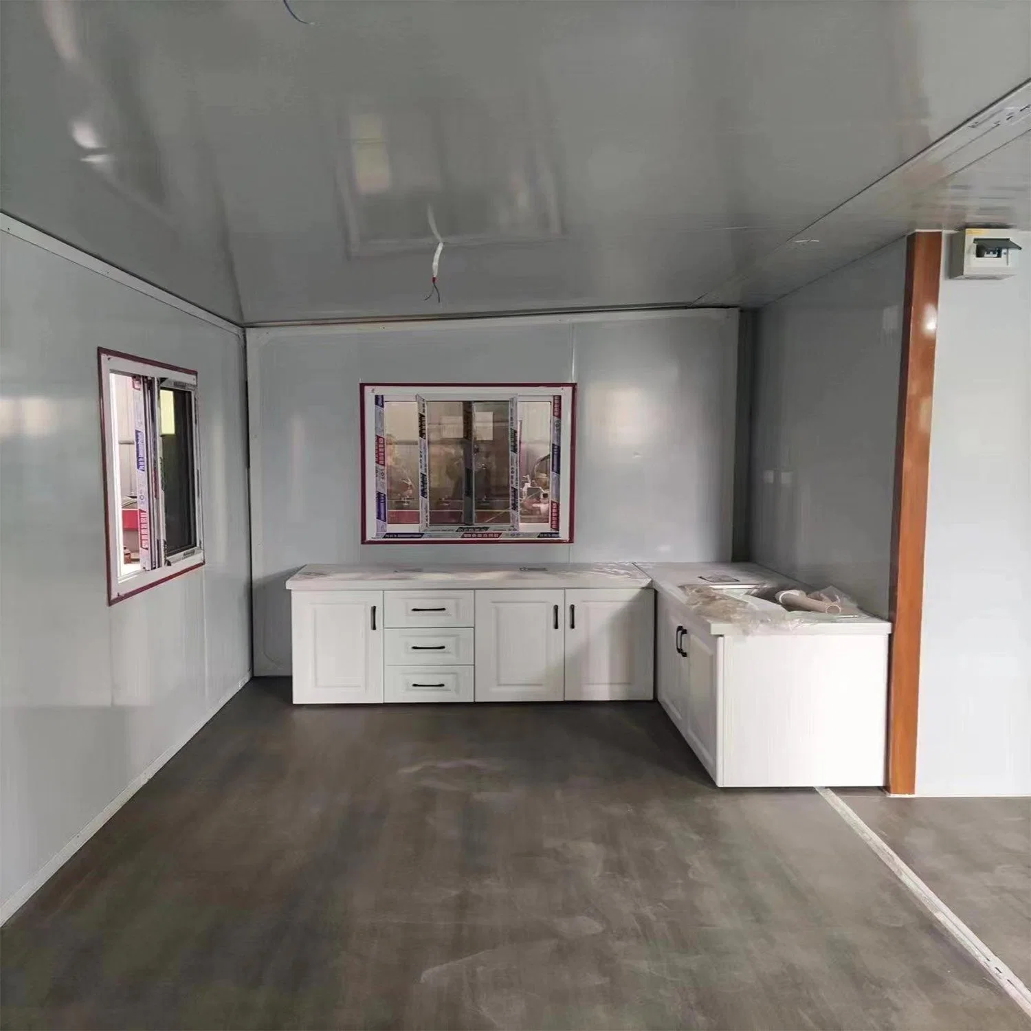 Caja de expansión de ala doble plegable de alta calidad de la sala de oficina puede Capacidad para 20 pies