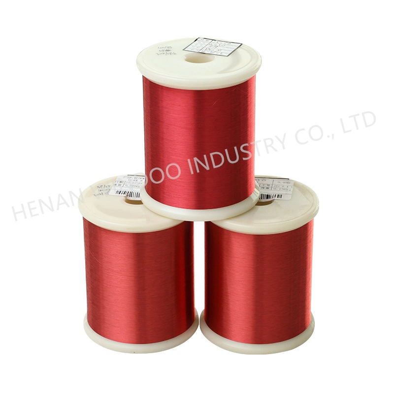 0,02mm 2uew 155 aluminio esmaltado de cobre de unión de aire caliente Cable ECCA