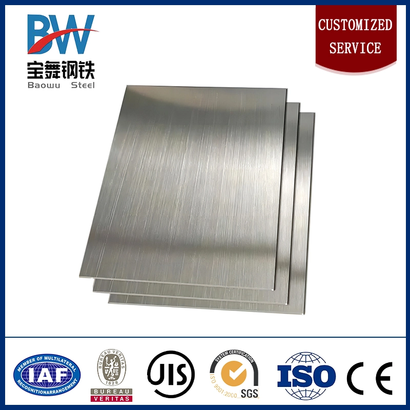 China AISI 316 304 304L 316L 430 Brushed No. 1 2b Ba No4 Stainless Steel Sheet