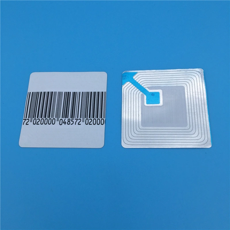 Square RF Soft Tag 8.2MHz EAS Anti Theft Retail Security Alarm Sticker Bar Code Secure Label