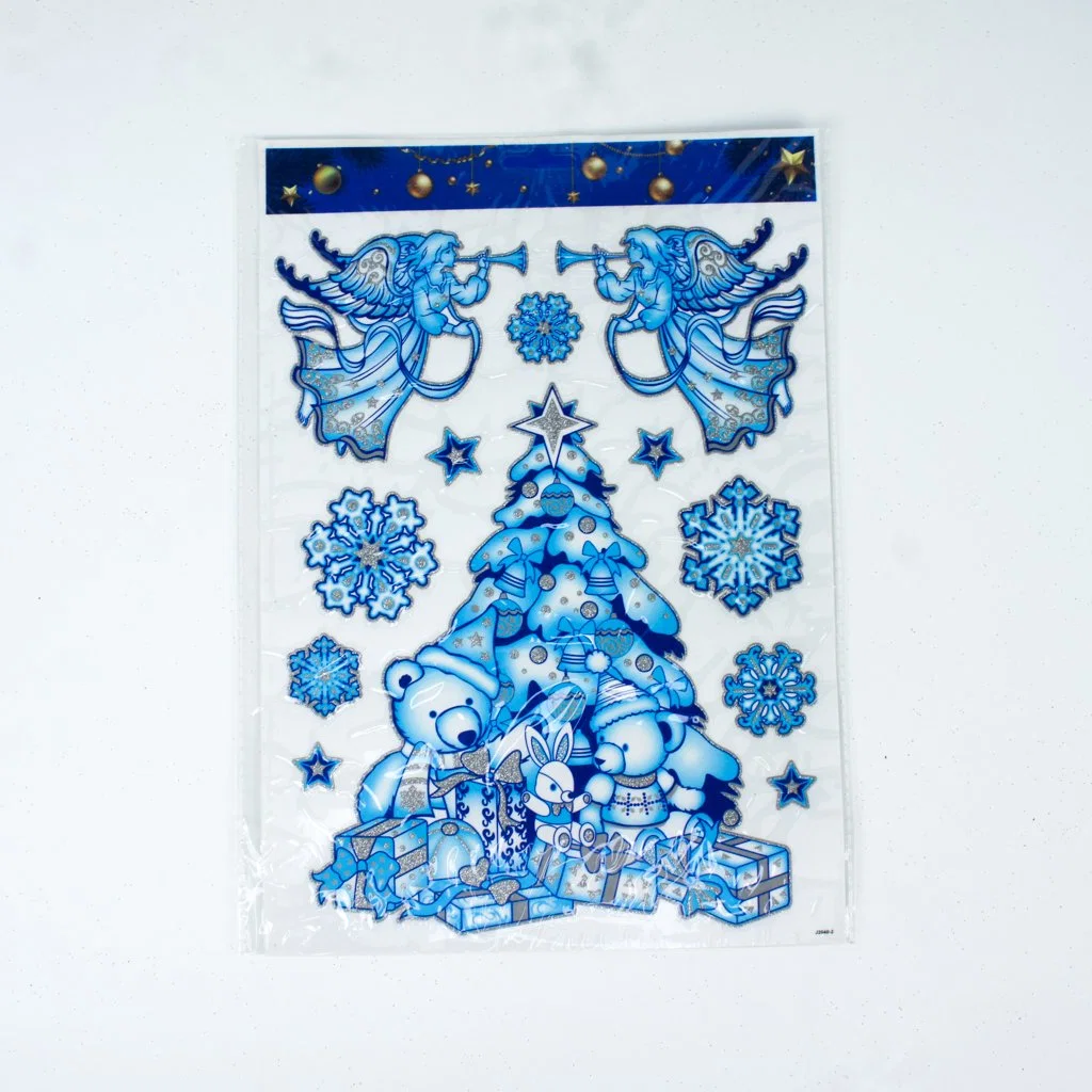 Good Quality Christmas Door and Window Decorations Snowflake Stickers Wall Stickers