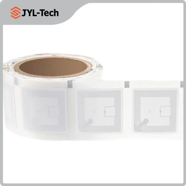 Passive RFID Sticker Library Hf RFID Square Tag Waterproof Paper Roll Adhesive Label