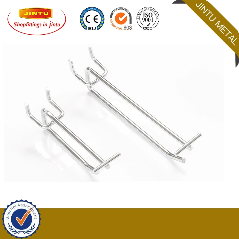 Single Wire Supermarket Displaying Hooks Jerwery Metal Hanging Hooks Pegboard 4mm Hooks