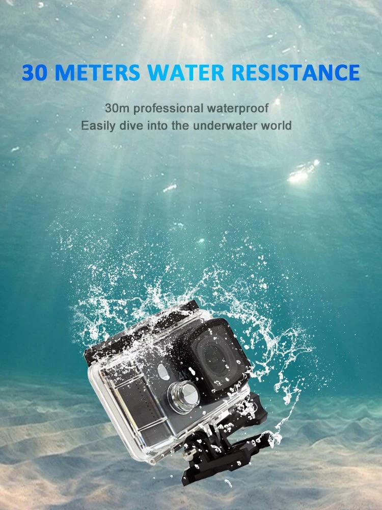 Waterproof 2.5D Touch IPS Screen Digital Action Sports Camera