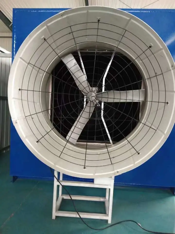 Ventilador Industrial Fabricante de escape de plástico reforzado con fibra de alta capacidad de las aspas del ventilador Ventilador eléctrico