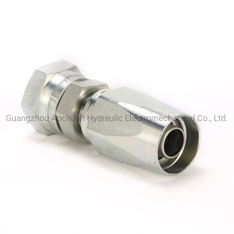 Hydraulic Parts Reusable R1 R2 R5 Rubber Hose Metric O-Ring Fitting Reusable Fittings