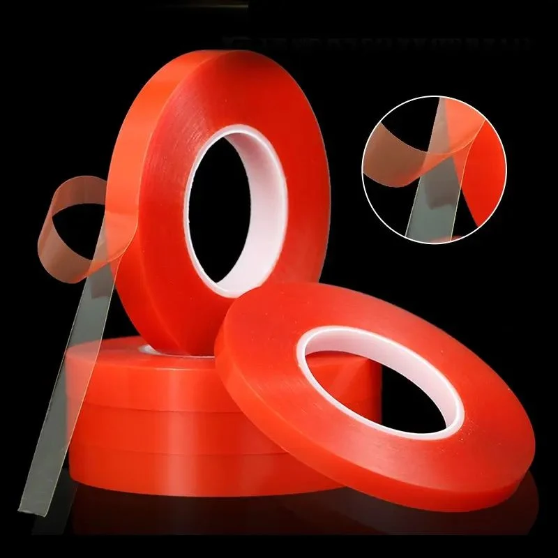 Heat Resistant Erection Customize Fixation Double Sided Pet Tape 30u 1000g