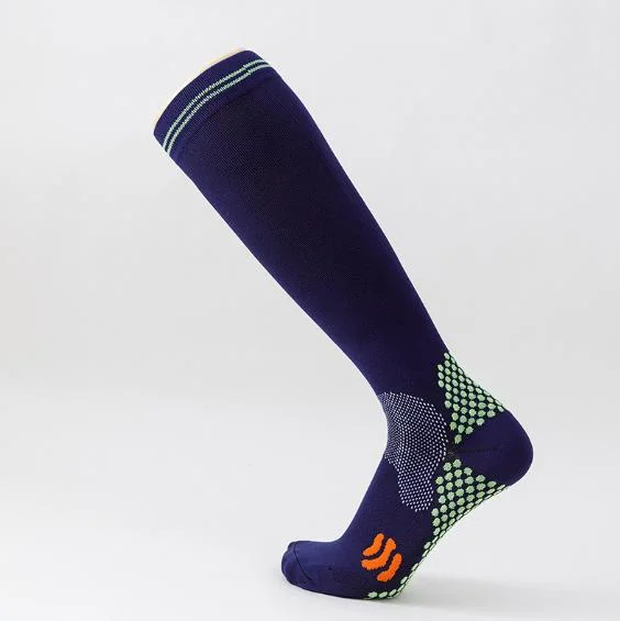 Custom OEM Logo Long Sleeve Nylon Unisex Men Cycling Sports Football Compression Socks