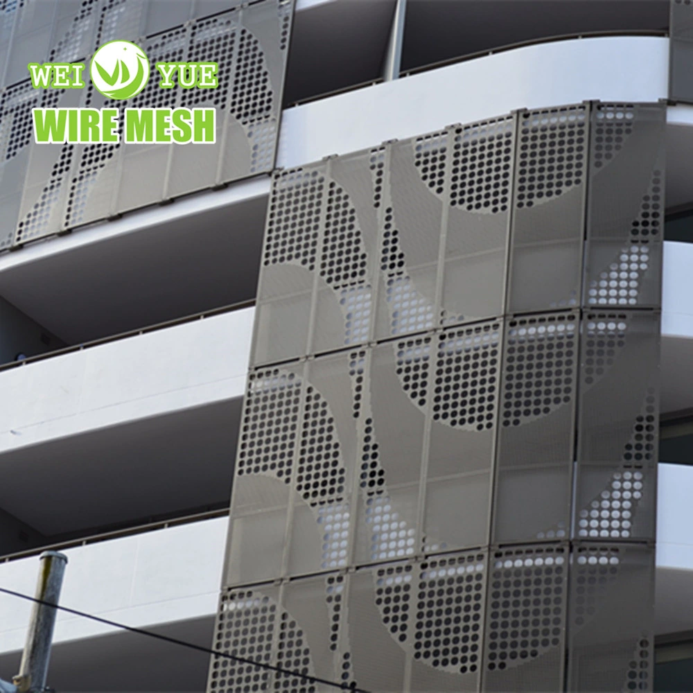 Anpassung Mesh Balustrade perforiertes Metallblech Baumaterial für Wand Verkleidungen