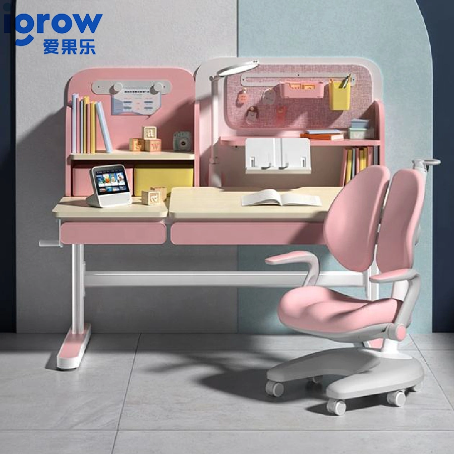 ID246nx-S-B Cartoon Design Kinder Student Schreibtisch Einstellbarer ergonomischer Tisch