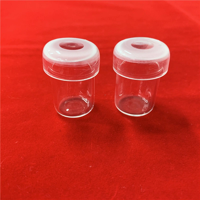 High Corrosion Resistance Transparent Customized Quartz Glass Rademacher Crucibles with Cover