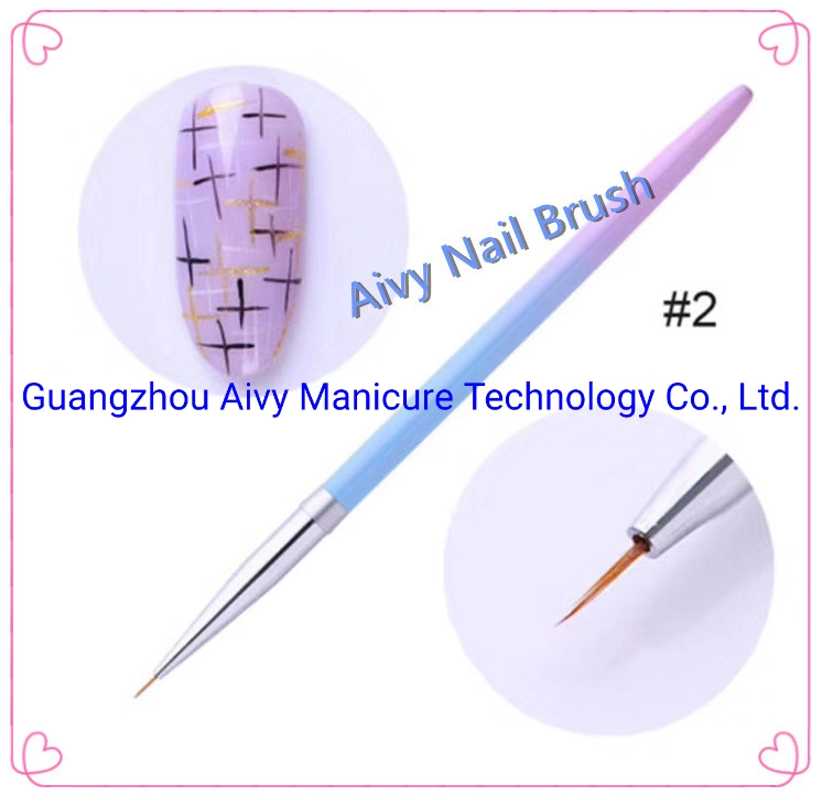 Wholesale Shinny Color Beauty Salon Nail Polish Gel Brush