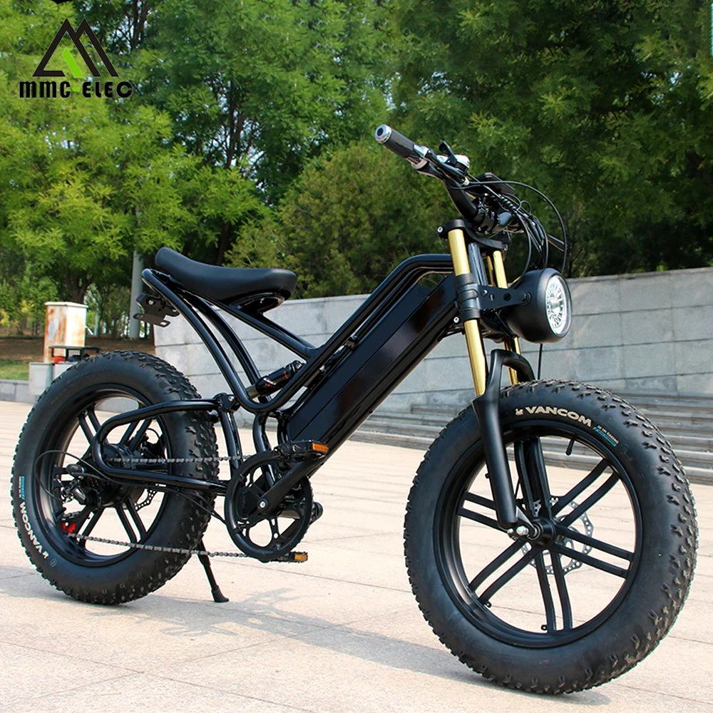 500/750W Pneu de graisse haute puissance 48V pleine d'Amortisseur de vélo de montagne électrique vélo électrique