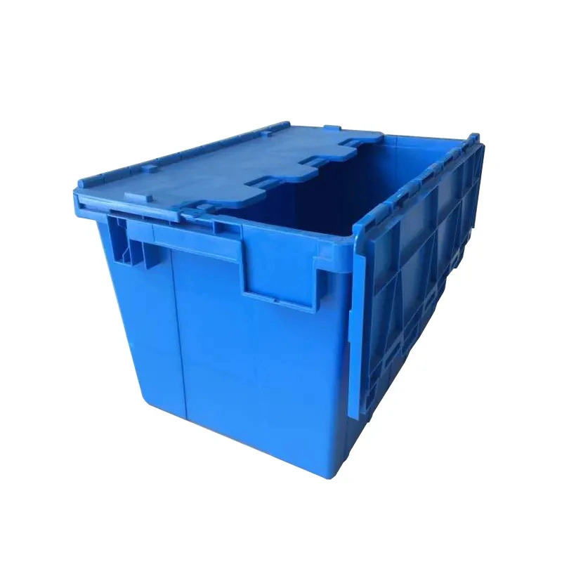 Large Logistic Distribution Stackable Plastic Tote Box Storage Containers for Moving