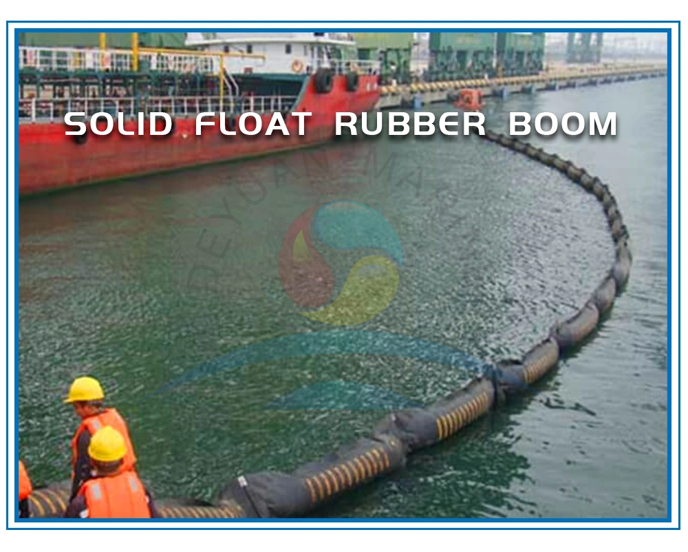 Beach Solid Floatation Rubber Boom 1100mm