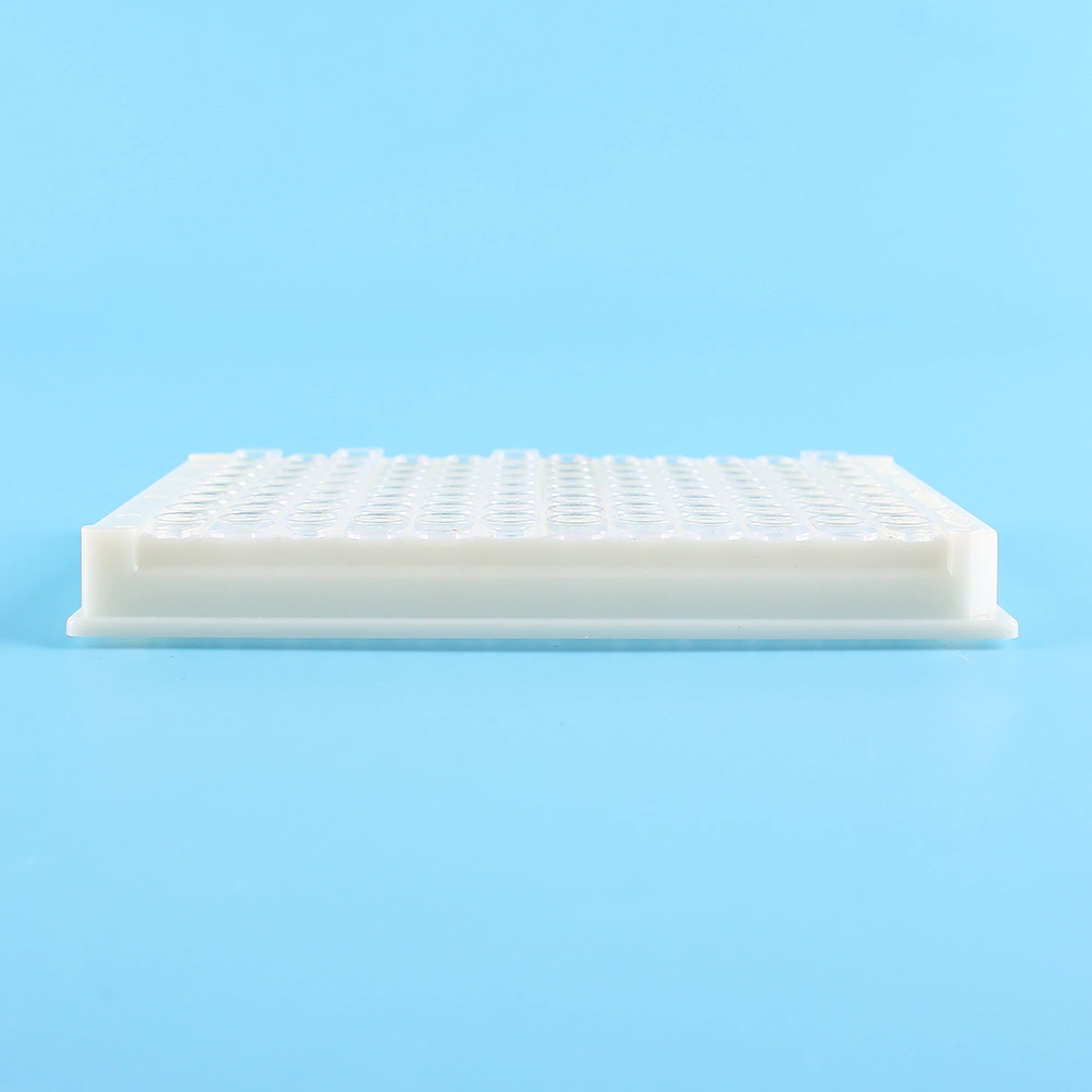 ABS Frame 8-Strip Plastic Polystyrene Sterile Sterilized Flat Bottom Elisa Microtiter Plate