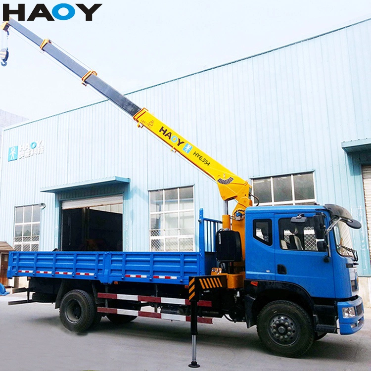 Four-Section Telescopic Boom Man Lift Crane Can Be Customized Electric Truck Crane Truck Sales