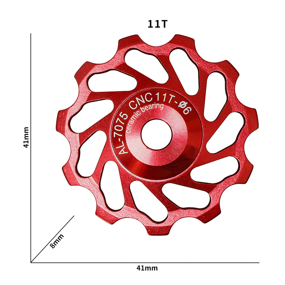 Bicycle Gudie Wheel Ceramic Tooth Metal Transmission Guide Wheel