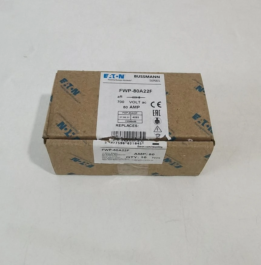 Cartucho de fusible 80A 700VAC/500Vdc fusible de alta velocidad fwp-80A22f