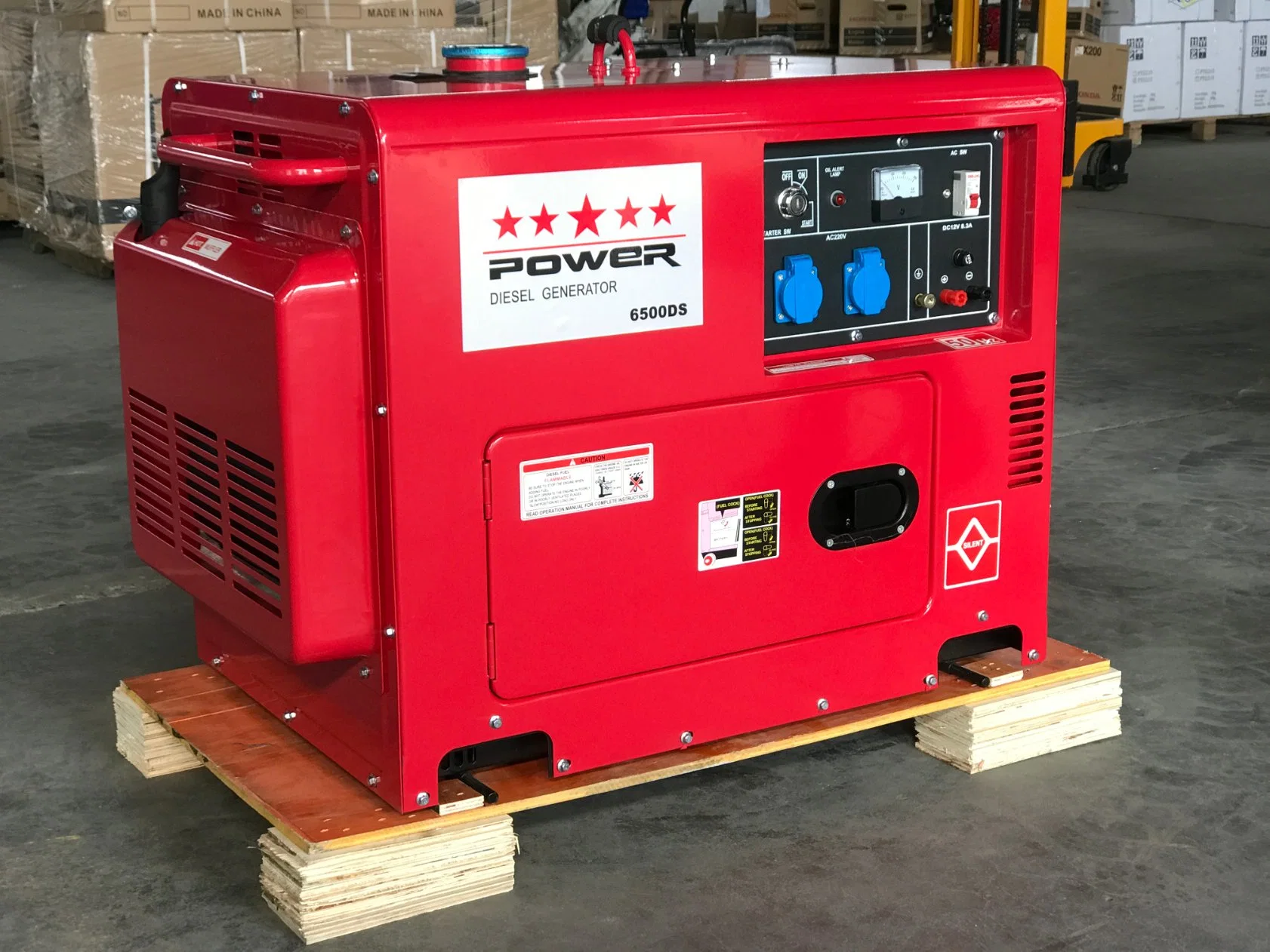 Hot Sale 5kw 6kw 7kw Three Phase Silent Diesel Generator From China