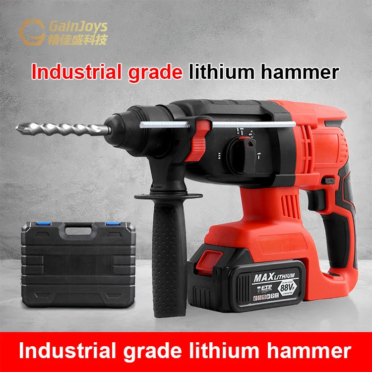 Wholesale/Supplier Factory Price 21V Cordless Power Tools 26mm Lithium Electric Hammer Drill