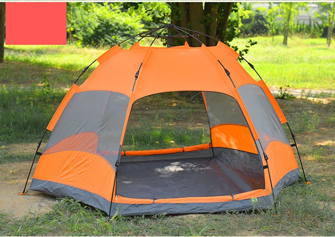 4-5 Person Portable Tent Automatic Waterproof and Windproof for Hiking, Family Camping Instant Pop up Tent, Large Capacity Camp Tent Dome Wyz15118