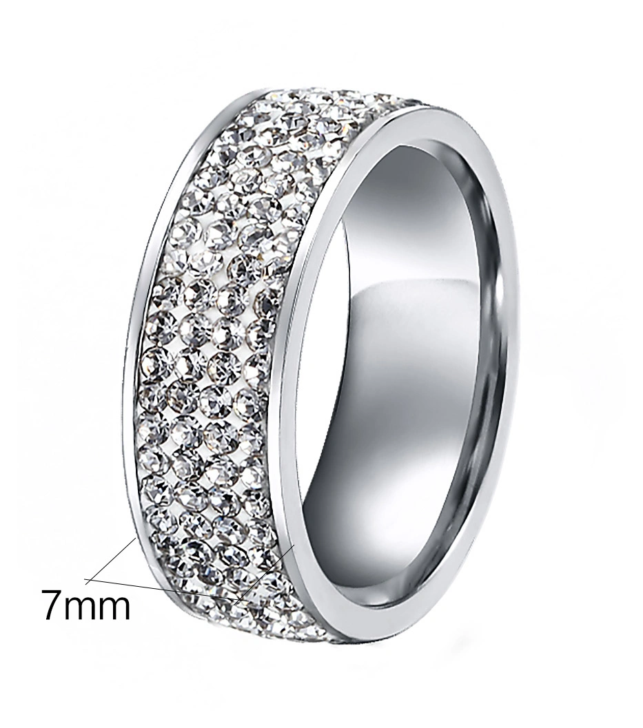 Elegant Vintage Fashion Crystal Rings Jewelry Women Multi-Color Ring for Choose