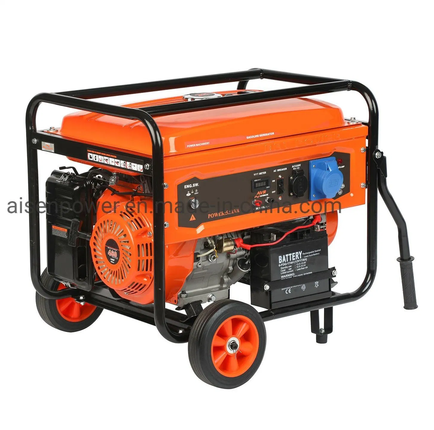 Aisen Power Lighting Generater Plant Power Gasoline Generator Set Exporters