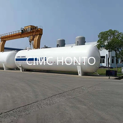 Cimc 50 60 80 100 120cbm Propane Butane Gas Storage Tank LPG Bullet Cylinder for Somalia