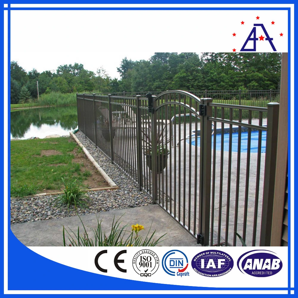 Aluminum U Channel Glass Railing Balcony Fencing