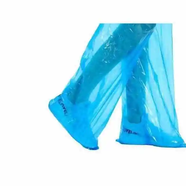 Mayorista/Proveedors OEM Desposables CPE pantalones de lluvia Blue Raincoats