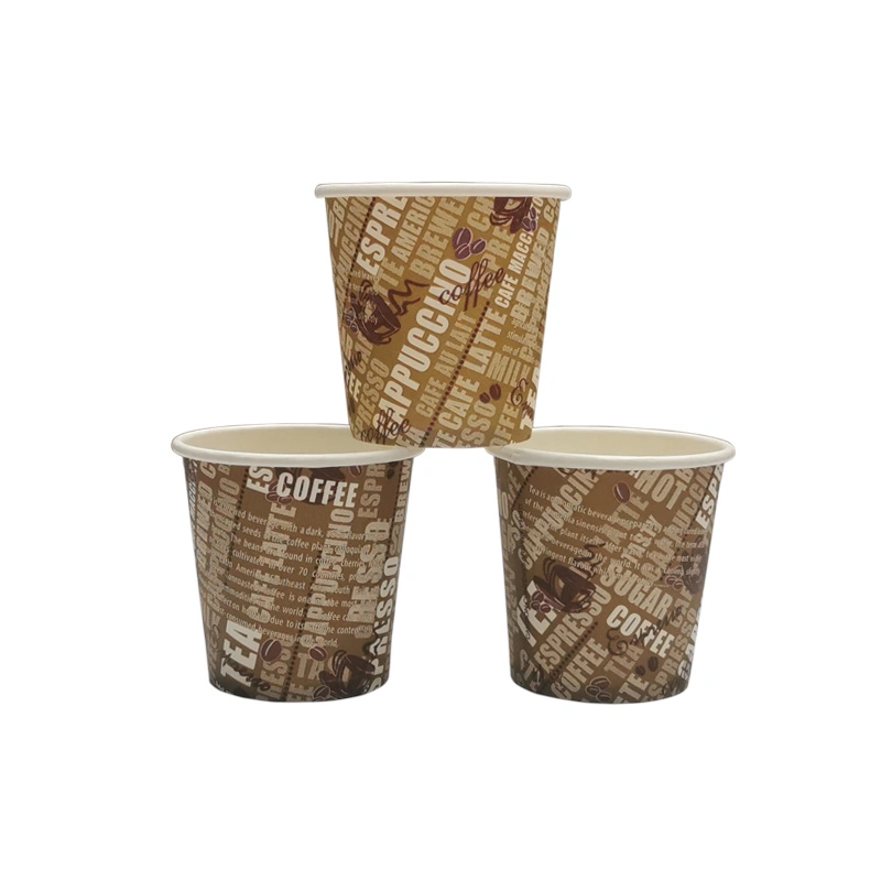 China Supplier Disposable Paper Coffee Cups 2.5oz-16oz Custom Printed